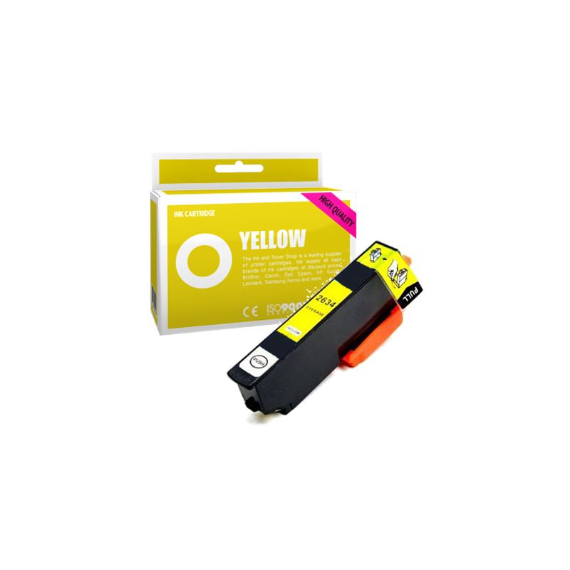 Cartucho de tinta compatible  -  EPSON 26XL  -  amarillo  -  (C13T26344010)  -  gran capacidad