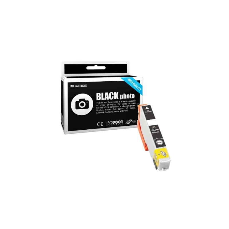 Cartucho de tinta compatible  -  EPSON 33XL  -  negro Photo  -  (C13T33614010)  -  gran capacidad