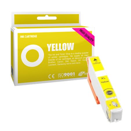 Cartucho de tinta compatible  -  EPSON 33XL  -  amarillo  -  (C13T33644010)  -  gran capacidad