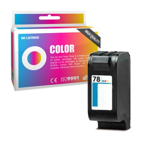 Cartucho de tinta compatible  -  HP 78  -  color  -  (C6578A)