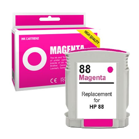 Cartucho de tinta compatible  -  HP 88  -  magenta  -  (C9387AE)