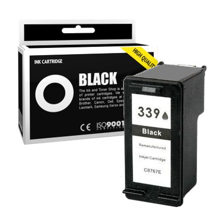 Cartucho de tinta compatible  -  HP 339  -  negro  -  (C8767EE)