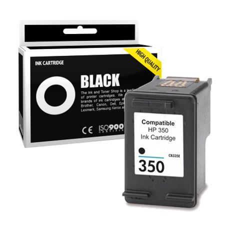 Cartucho de tinta compatible  -  HP 350XL  -  negro  -  (CB336EE)  -  gran capacidad