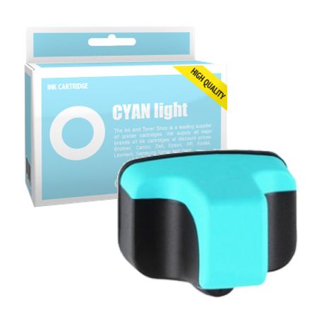 Cartucho de tinta compatible  -  HP 363  -  cian claro  -  (C8774EE)