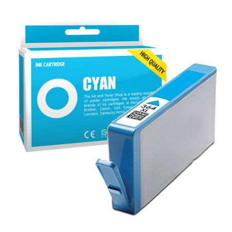 Cartucho de tinta compatible  -  HP 364XL  -  cian  -  (CB323EE)  -  gran capacidad