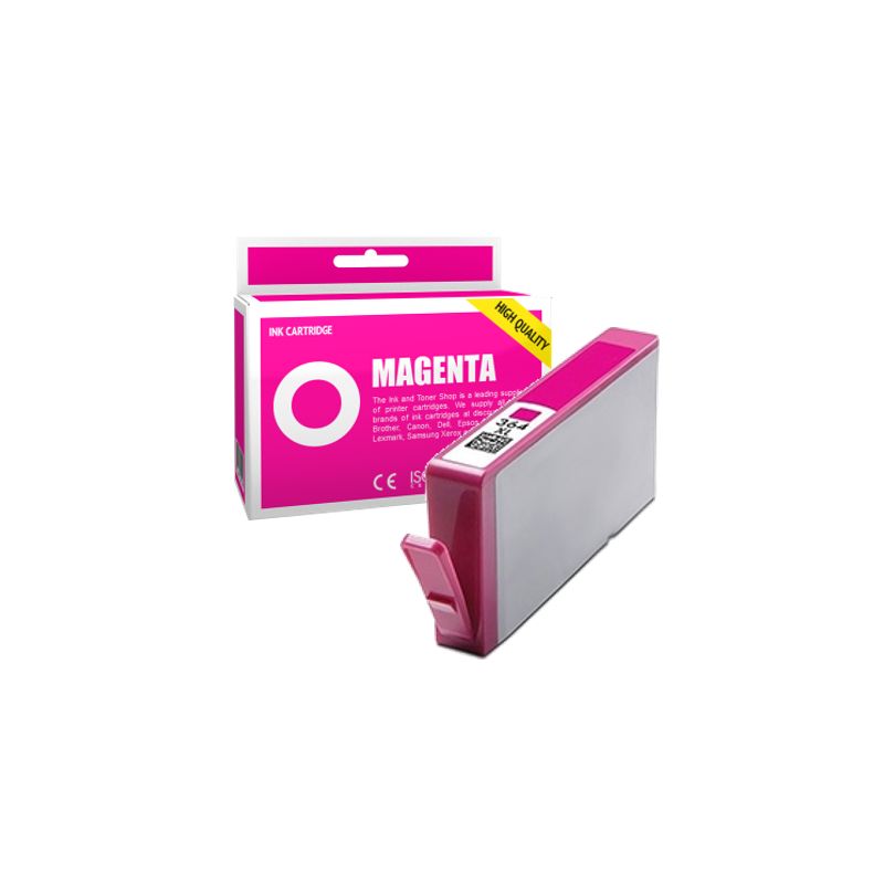 Cartucho de tinta compatible  -  HP 364XL  -  magenta  -  (CB324EE)  -  gran capacidad