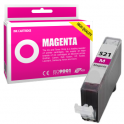 Cartucho de tinta compatible  -  CANON 521 M / CLI521M  -  magenta  -  (2935B001)