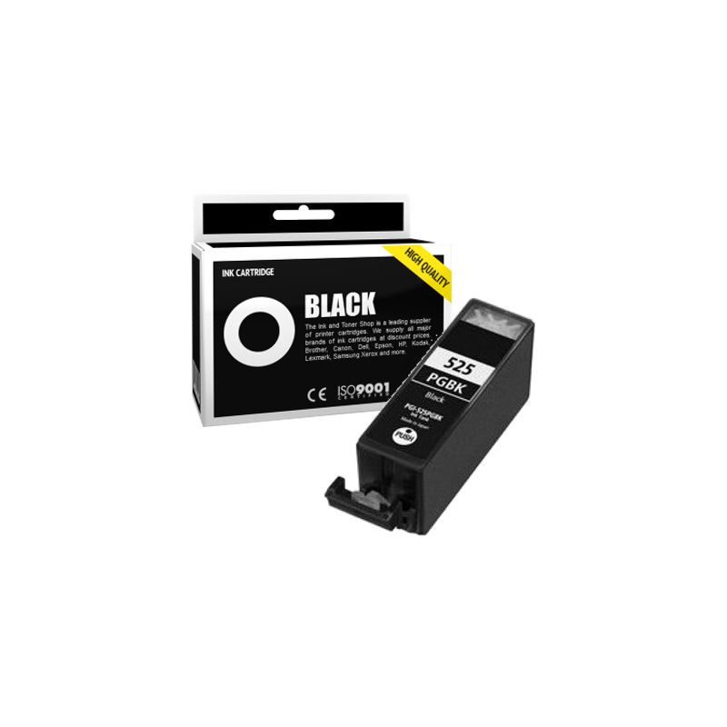 Cartucho de tinta compatible  -  CANON 525 PGBK / PGI525PGBK  -  negro  -  (4529B001)