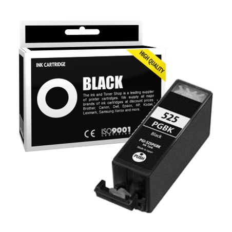 Cartucho de tinta compatible  -  CANON 525 PGBK / PGI525PGBK  -  negro  -  (4529B001)