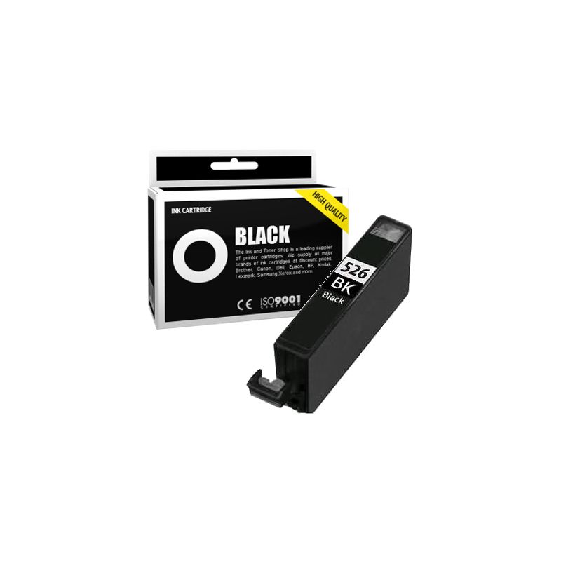 Cartucho de tinta compatible  -  CANON 526 BK / CLI526BK  -  negro  -  (4540B001)