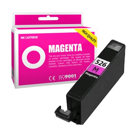 Cartucho de tinta compatible  -  CANON 526 M / CLI526M  -  magenta  -  (4542B001)