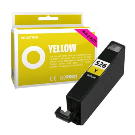 Cartucho de tinta compatible  -  CANON 526 Y / CLI526Y  -  amarillo  -  (4543B001)