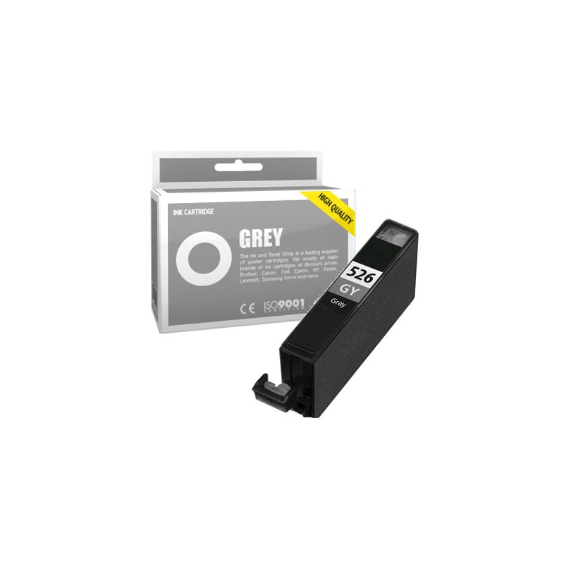 Cartucho de tinta compatible  -  CANON 526 GY / CLI526GY  -  gris  -  (4544B001)