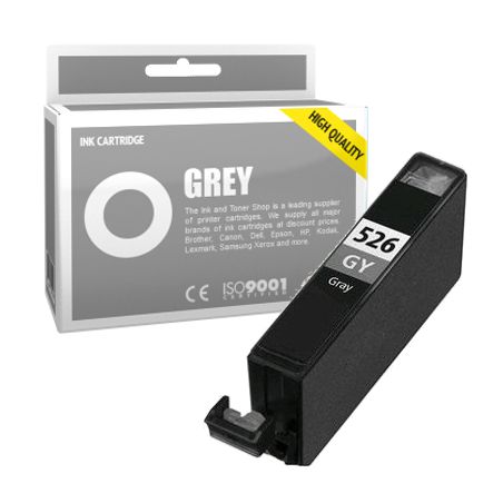 Cartucho de tinta compatible  -  CANON 526 GY / CLI526GY  -  gris  -  (4544B001)