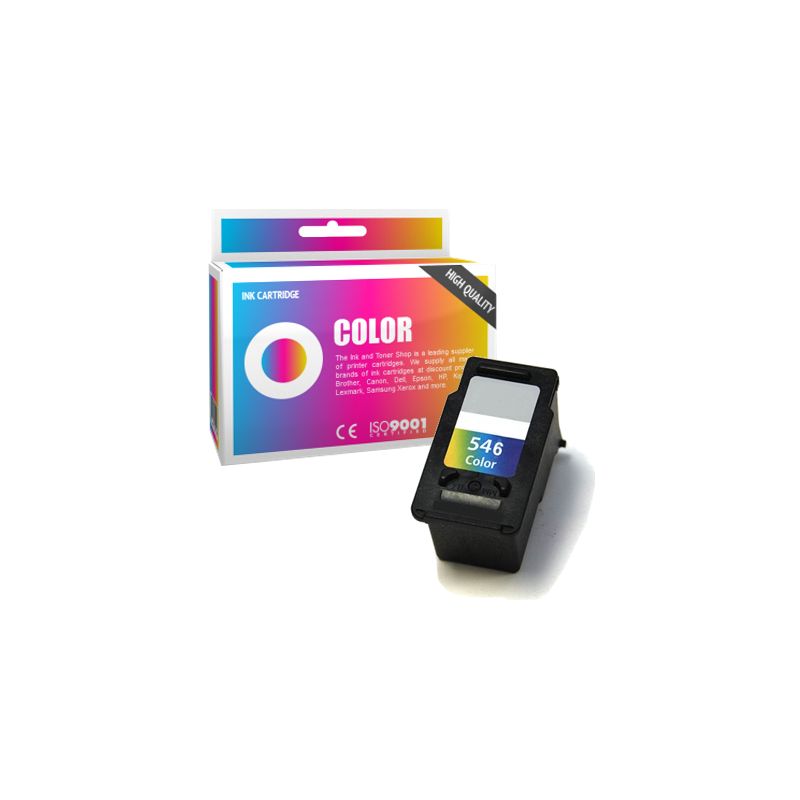 Cartucho de tinta compatible  -  CANON 546XL  -  color  -  (8288B001)  -  gran capacidad