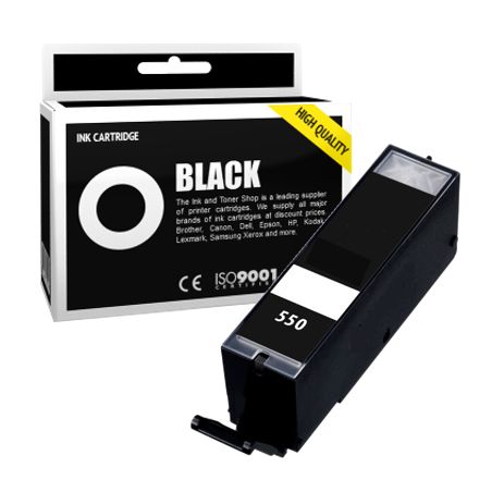 Cartucho de tinta compatible  -  CANON 550 PGBKXL  -  negro  -  (6431B001)  -  gran capacidad