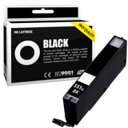 Cartucho de tinta compatible  -  CANON 551XL / CLI551BKXL  -  negro  -  (6443B001)  -  gran capacidad