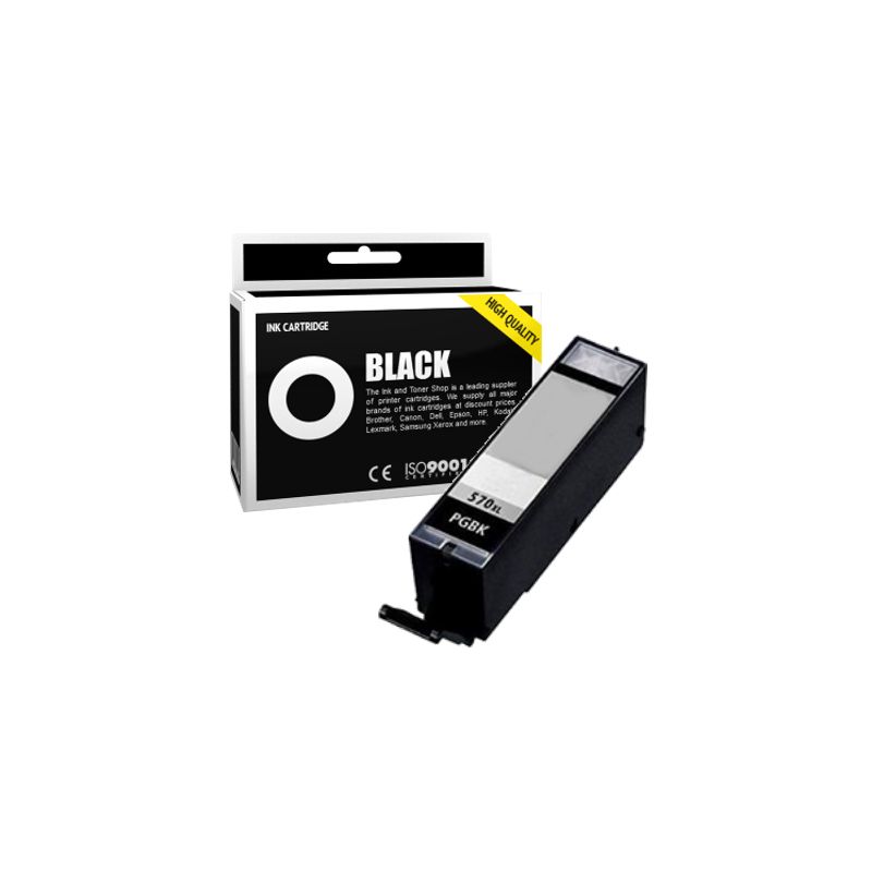 Cartucho de tinta compatible  -  CANON 570XL / PGI570 BK  -  negro  -  (0318C001)  -  gran capacidad