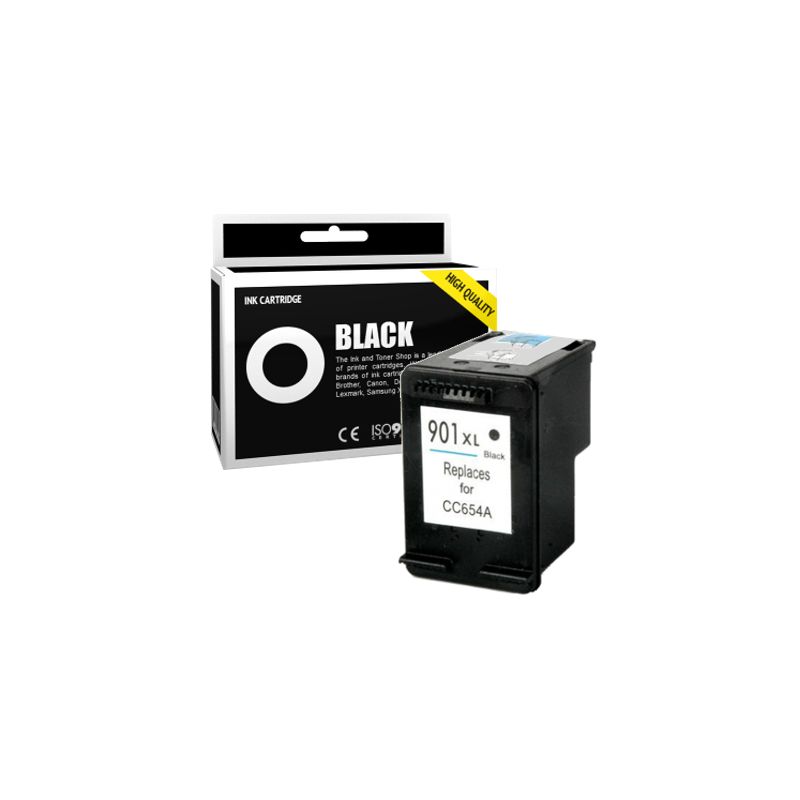 Cartucho de tinta compatible  -  HP 901XL  -  negro  -  (CC654AE)  -  gran capacidad