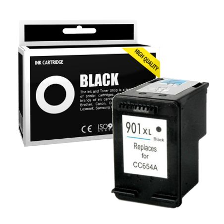 Cartucho de tinta compatible  -  HP 901XL  -  negro  -  (CC654AE)  -  gran capacidad
