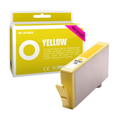 Cartucho de tinta compatible  -  HP 920XL  -  amarillo  -  (CD974AE)  -  gran capacidad