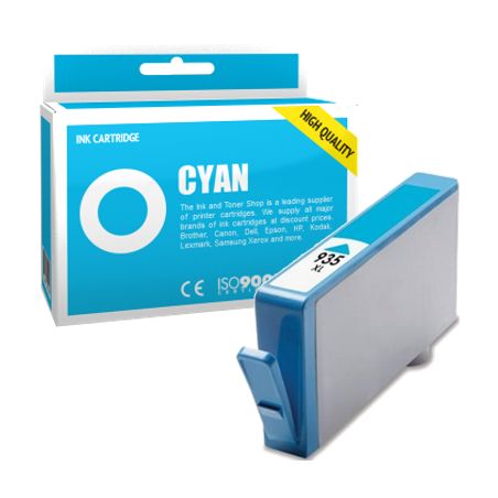 Cartucho de tinta compatible  -  HP 935XL  -  cian  -  (C2P24AE)  -  gran capacidad