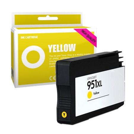 Cartucho de tinta compatible  -  HP 951XL  -  amarillo  -  (CN048AE)  -  gran capacidad