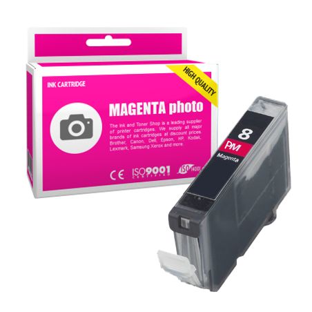 Cartucho de tinta compatible  -  CANON 8 PM / CLI8PM  -  magenta foto  -  (0625B001)