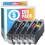 Pack de 5 cartuchos de tinta compatibles  -  CANON PGI5BK + CLI8BK + CLI8C + CLI8M + CLI8Y  -  2 negro + 1 cian + 1 magenta + 1 