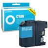 Cartucho de tinta compatible  -  BROTHER LC123C  -  cian  -  (LC123-C)