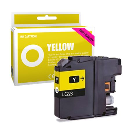 Cartucho de tinta compatible  -  BROTHER LC223Y  -  amarillo  -  (LC223-Y)