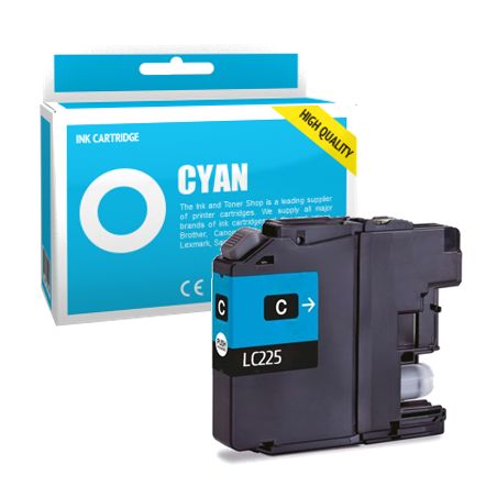 Cartucho de tinta compatible  -  BROTHER LC225XL C  -  cian  -  (LC225XL-C)