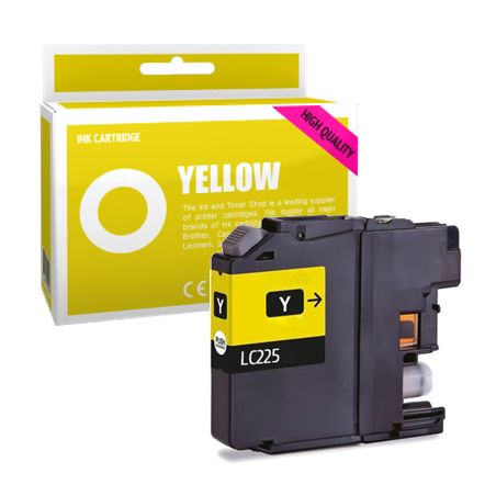 Cartucho de tinta compatible  -  BROTHER LC225XL Y  -  amarillo  -  (LC225XL-Y)