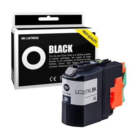 Cartucho de tinta compatible  -  BROTHER LC227XL BK  -  negro  -  (LC227XL-BK)
