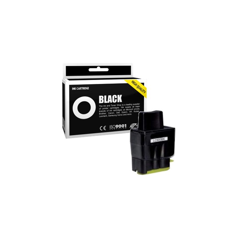 Cartucho de tinta compatible  -  BROTHER LC900BK  -  negro  -  (LC900-BK)