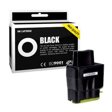 Cartucho de tinta compatible  -  BROTHER LC900BK  -  negro  -  (LC900-BK)