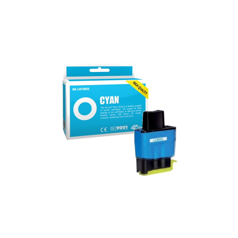 Cartucho de tinta compatible  -  BROTHER LC900C  -  cian  -  (LC900-C)