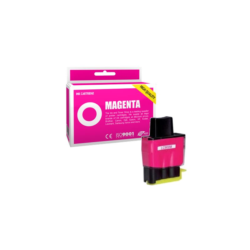 Cartucho de tinta compatible  -  BROTHER LC900M  -  magenta  -  (LC900-M)