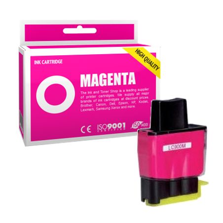Cartucho de tinta compatible  -  BROTHER LC900M  -  magenta  -  (LC900-M)