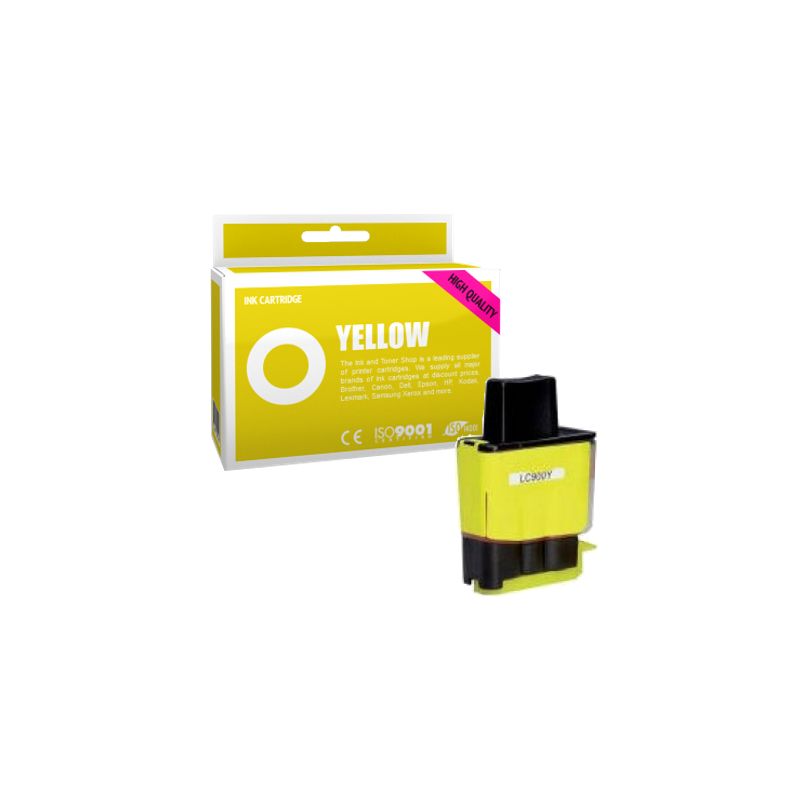 Cartucho de tinta compatible  -  BROTHER LC900Y  -  amarillo  -  (LC900-Y)