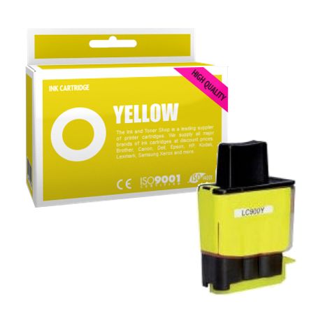 Cartucho de tinta compatible  -  BROTHER LC900Y  -  amarillo  -  (LC900-Y)
