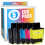 Pack de 5 cartuchos de tinta compatibles  -  BROTHER LC900 / LC41 / LC47  -  2 negro + 1 cian + 1 magenta + 1 amarillo  -  (LC90
