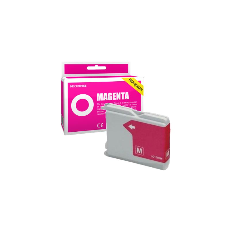 Cartucho de tinta compatible  -  BROTHER LC970  -  magenta  -  (LC970-M)
