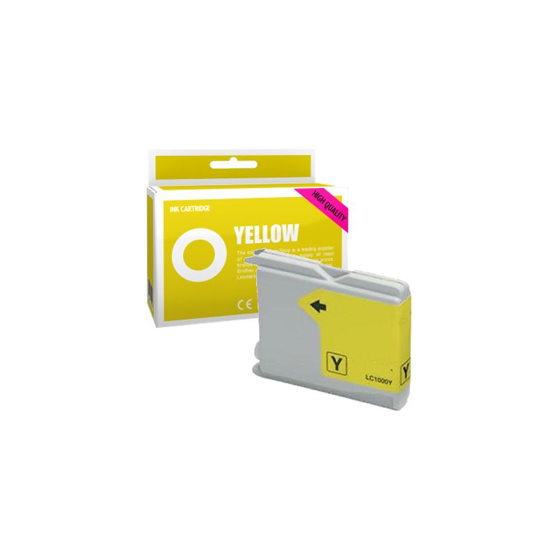 Cartucho de tinta compatible  -  BROTHER LC970  -  amarillo  -  (LC970-Y)