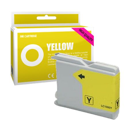 Cartucho de tinta compatible  -  BROTHER LC970  -  amarillo  -  (LC970-Y)