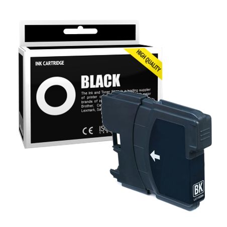 Cartucho de tinta compatible  -  BROTHER LC980  -  negro  -  (LC980-BK)