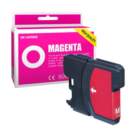 Cartucho de tinta compatible  -  BROTHER LC980  -  magenta  -  (LC980-M)