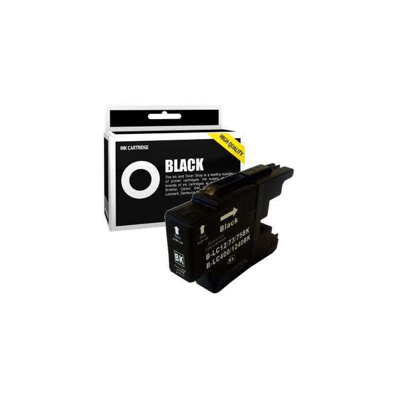 Cartucho de tinta compatible  -  BROTHER LC1240BK  -  negro  -  (LC1240-BK)