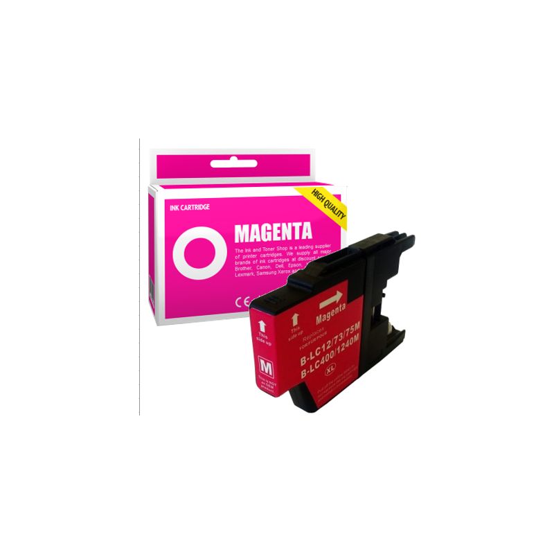 Cartucho de tinta compatible  -  BROTHER LC1240M  -  magenta  -  (LC1240-M)