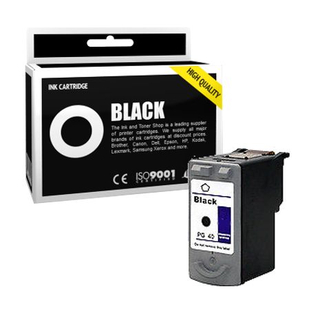 Cartucho de tinta compatible  -  CANON 37 / 40 / 50 (PG37 / PG40 / PG50)  -  negro
